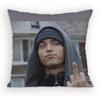 Rapper Singer EEminem Pillow Case Antidustmite Pillowcase Invisible Zipper Silky Short Plush Sofa Cushion Cover