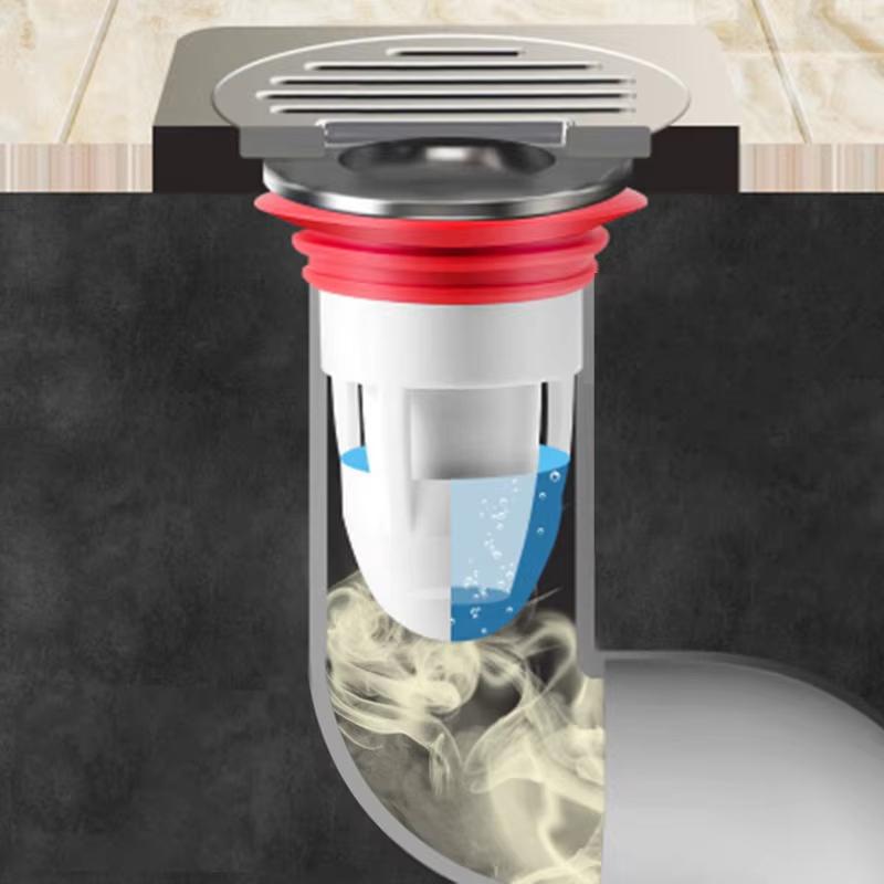 Bathroom Silicone Floor Drain Bathroom Deodorizing Core Deodorizing Drainage Pipe Deodorizer Sewer Pest Control Device Filter
