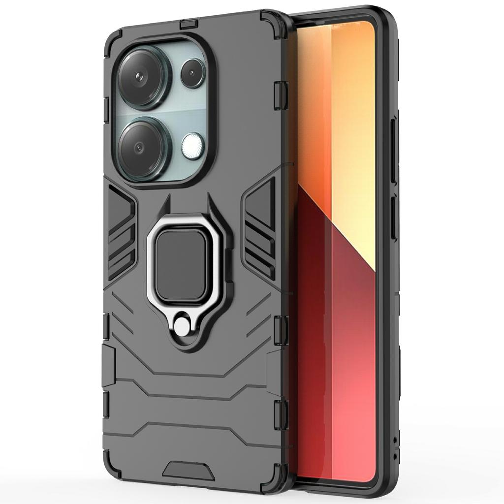 For Xiaomi Redmi Note 14S 4G Case PC+TPU Protective Phone Cover with Ring Kickstand