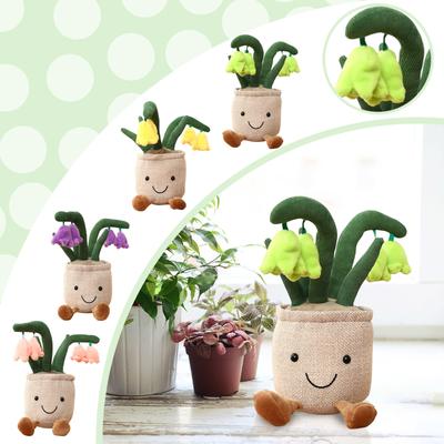 Flower Plush Pillow, Inch Flower Pot Stuffed Plush Decoration, Soft And Plant Friend Cuddling Toy For Kids