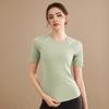Women's Quick-Dry Mesh Yoga T-Shirt - Breathable, Sweat-Wicking Sport Top