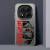 Phone Case for Xiaomi Redmi Note 10s 12 13 14 Pro Plus 11s 10 11 Pro Soft Cover JJapanese JDM Drift Car Red Sun