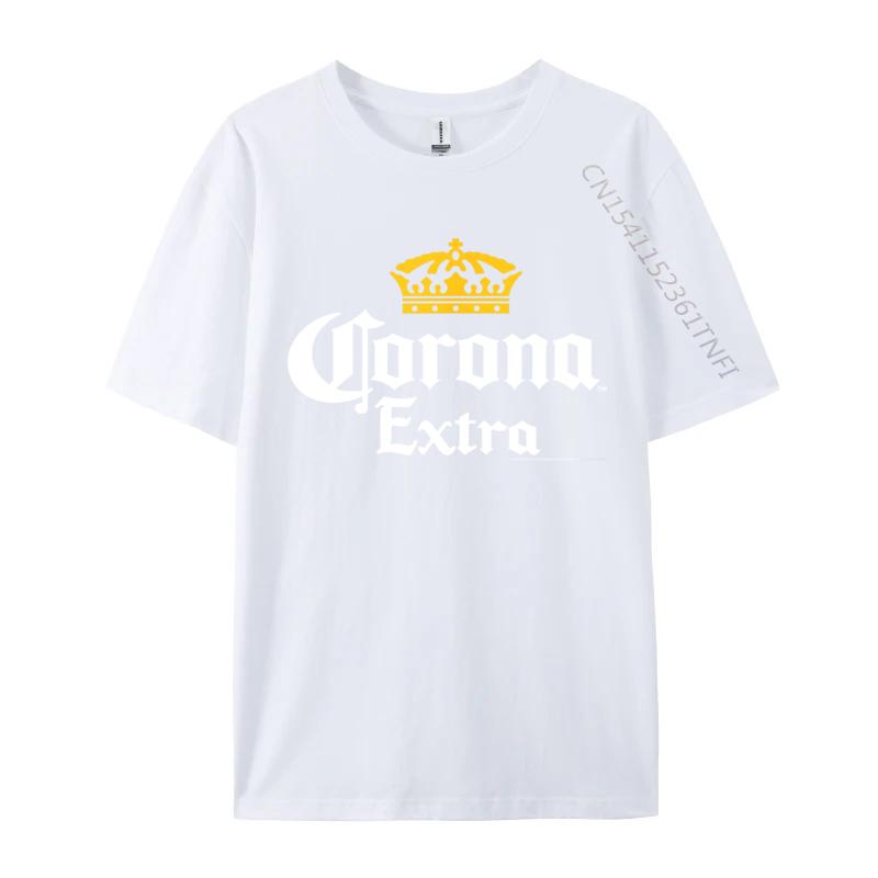 Officially Licensed Corona Gold Crown Rife Mens T Shirt Cool Camisa Luxury Designer T-Shirts Pure Cotton