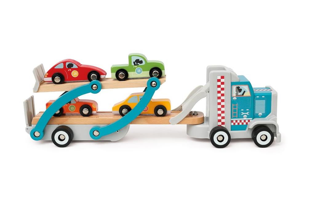Scratch Carry Carry a wooden Carrier dřevěné autíčko na svahu autíčko 6181098 originální produkt (Poškrábat) auto!