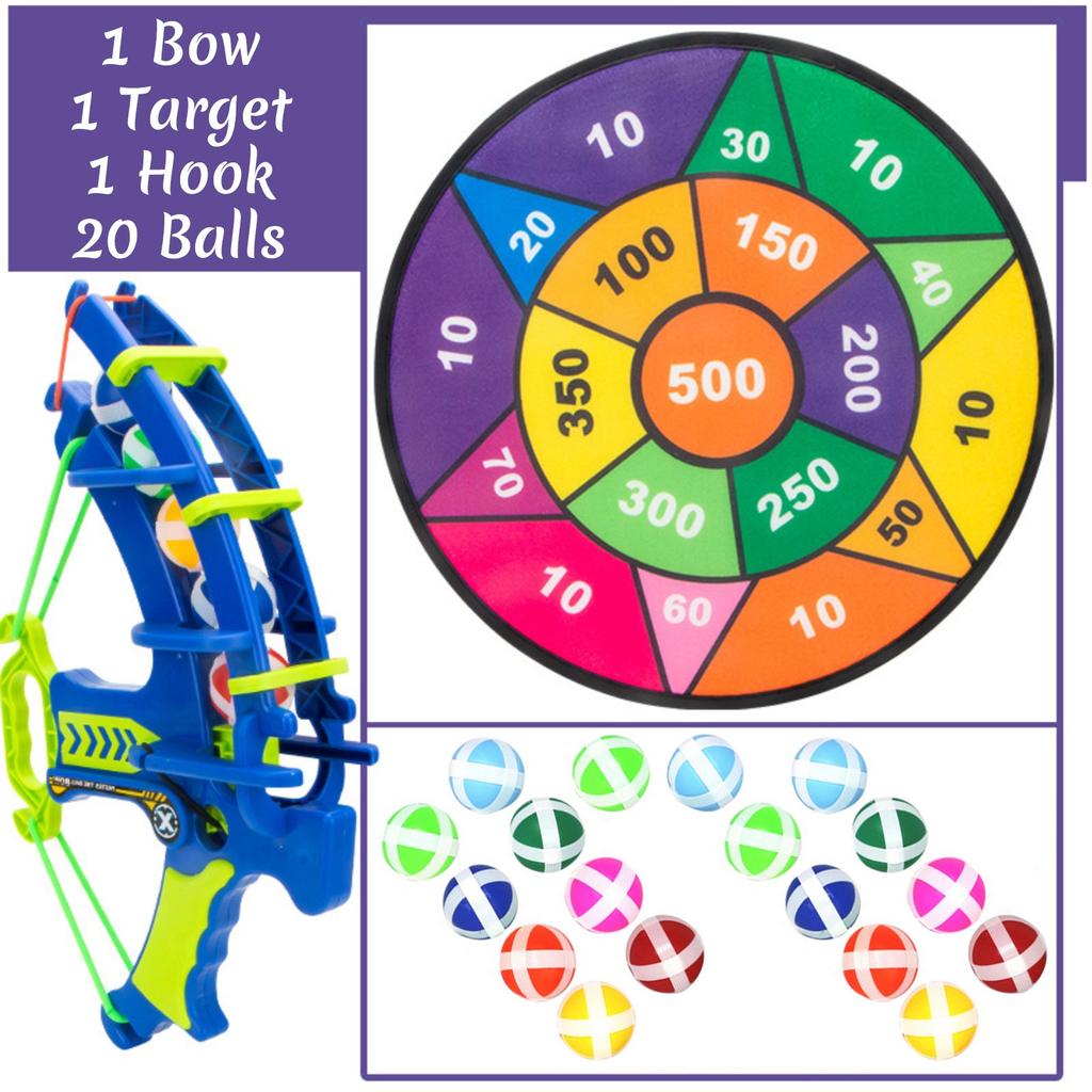 20 Balls Children Throw Sticky Ball Dartboard Boards Target Ball Kids Toys Set Indoor Sports Sucker Ball Game Family Sport Party