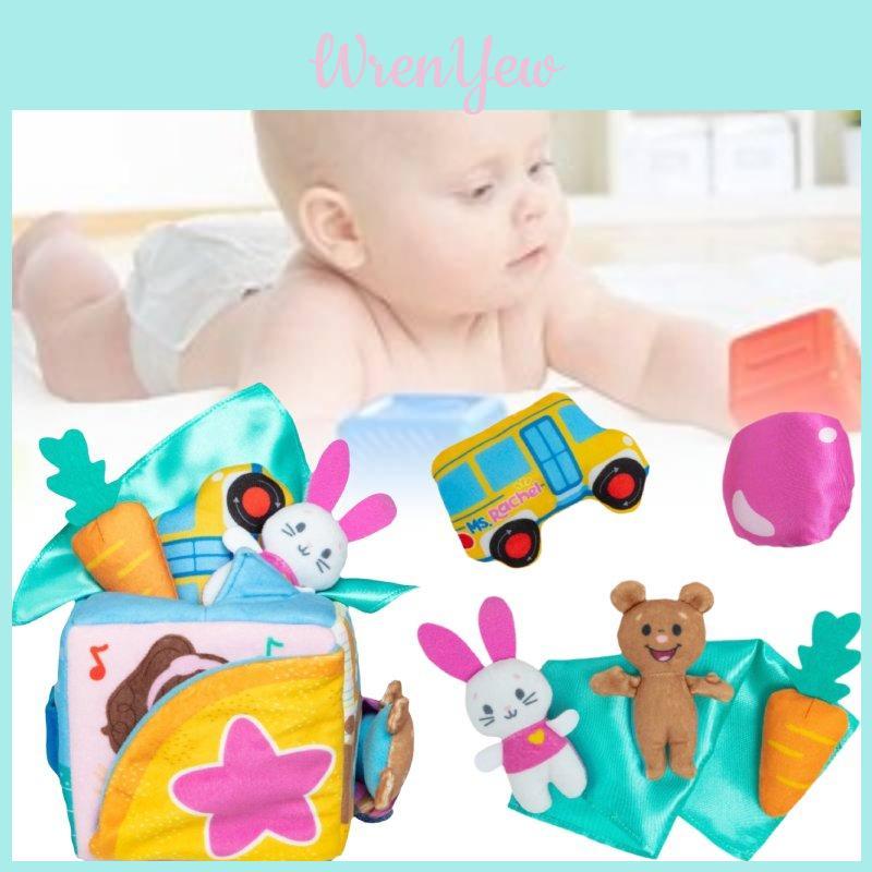 Delightful Ms. Rachel Surprise Learning Box Plush Toy With Adorable Rabbit Design
