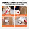 SucceBuy 2/4Packs Stretch Film Strength Clear Stretch Wrap Roll Shrink Film with Handles for Pallet Wrapping Shipping Moving