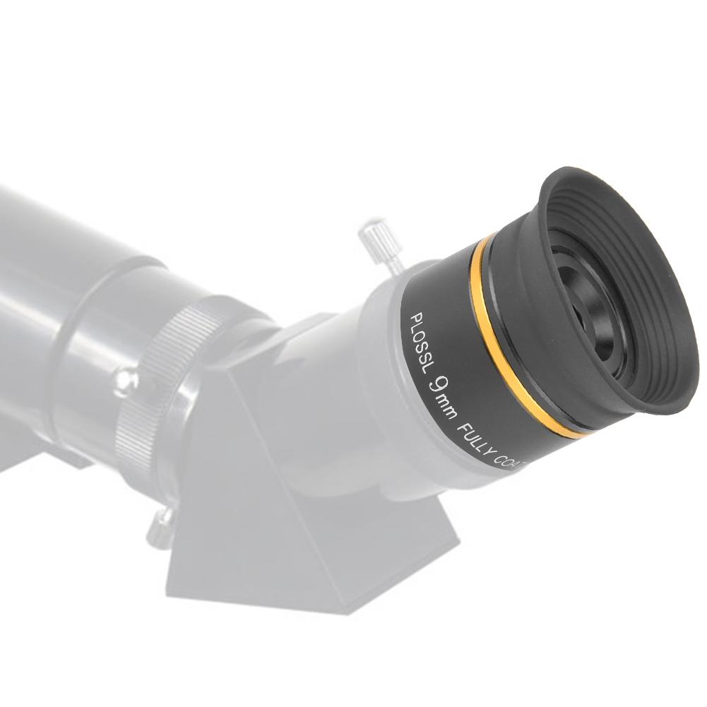 

1.25inch Plossl Eyepiece 9mm Fully Coated Metal for Astronomic Telescope Accessory