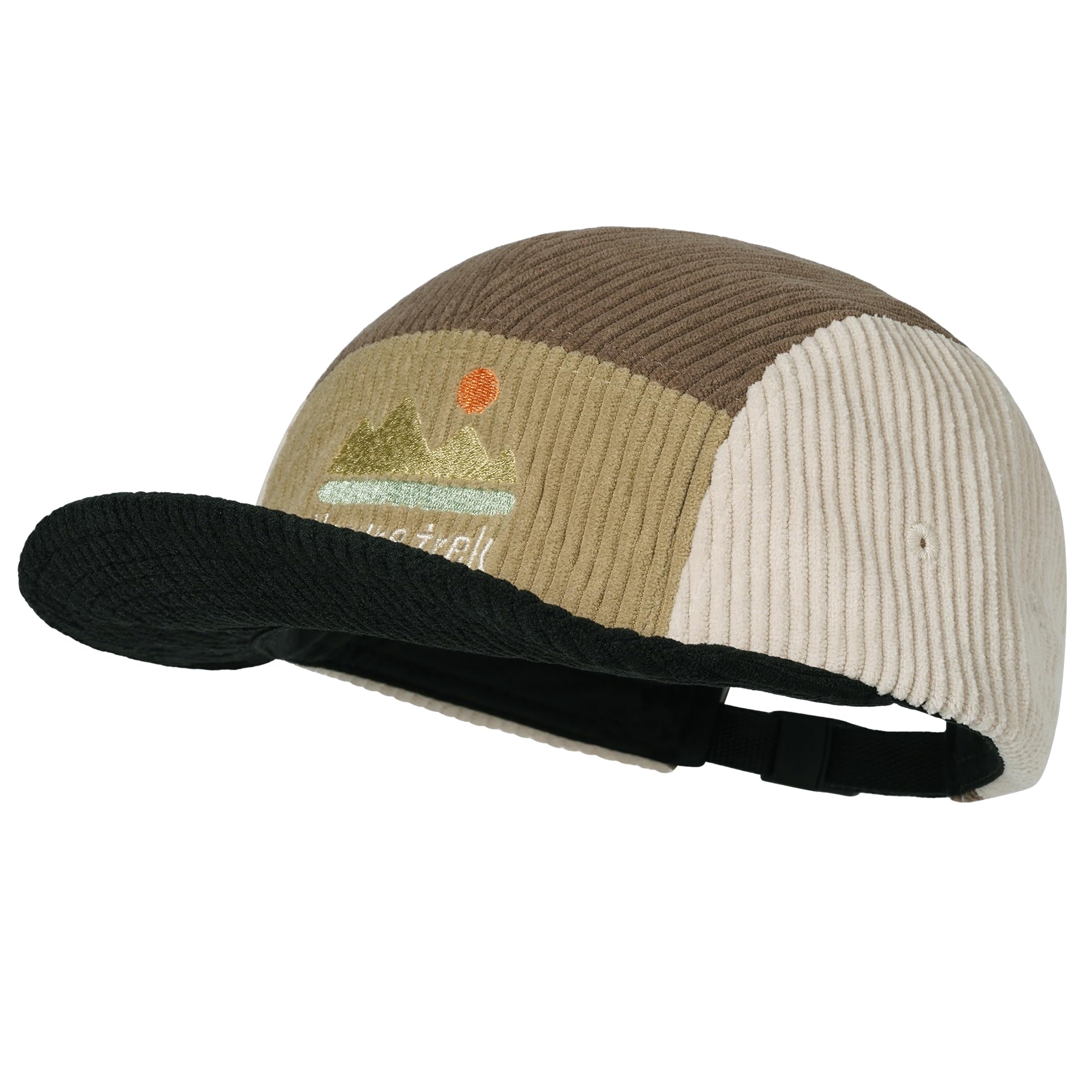 

Clape Short Brim Corduroy Umpire Cap for Stylish Casual Baseball Cap for Outdoors Men s 5-Panel Fall/Winter, (Black, BSWP2585)