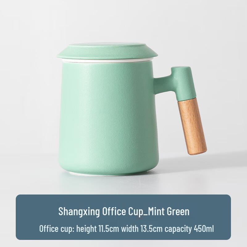 TLAKEHO Ceramic Tea Infuser Mug