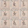 Shiny Rhinestone A-Z Letters Necklace Alphabet Initial Pendant Women Men English Letter Trendy Jewelry Gift