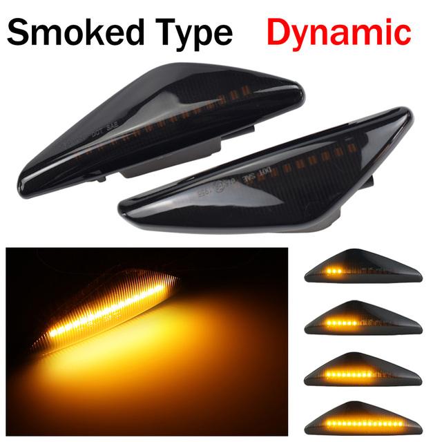 Dynamic Flowing LED Side Marker Turn Signal Light For BMW X5 E70 X6 E71 E72 X3 F25 Sequential Lamp Blinker