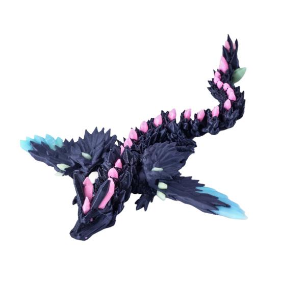 

3D Printed Dragon Egg with Dragon Inside Fantasy Tabletop Decoration Articulated Animal Fidget Toy Collectible Christmas Stocking Stuffers for Kids C