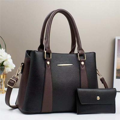 Patchworková taška pro matku a dítě  Módní a trendy dámská taška přes jedno rameno  Luxusní pocit  Velkokapacitní crossbody taška  Kabelka pro ženy