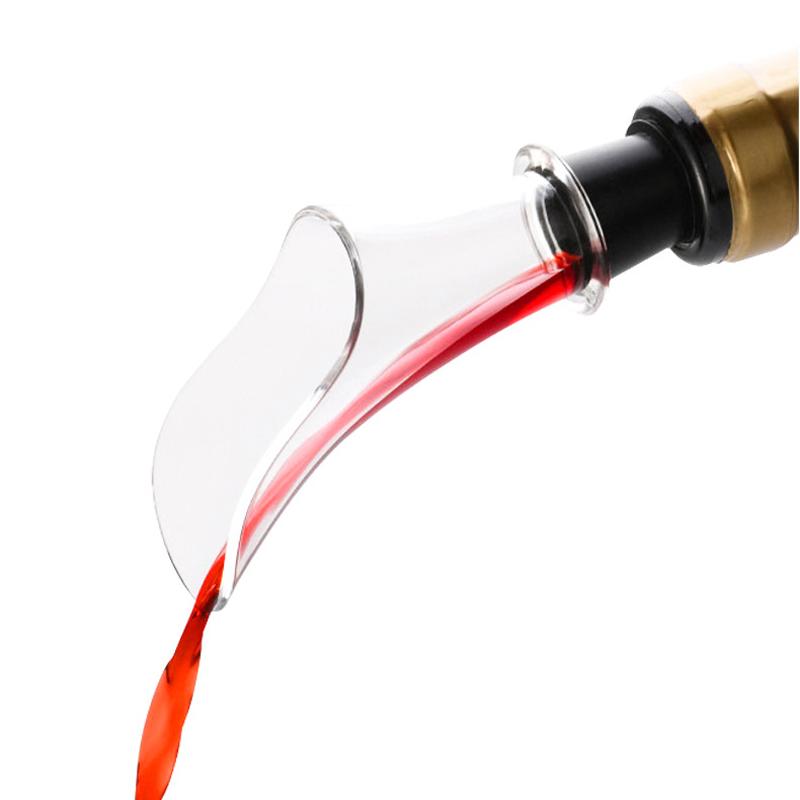 Wine Aerating Pourer Spout Decanter Magic Wine Decanter Wine Aerator Quick Aerating Pouring Tool Pump Portable Filter
