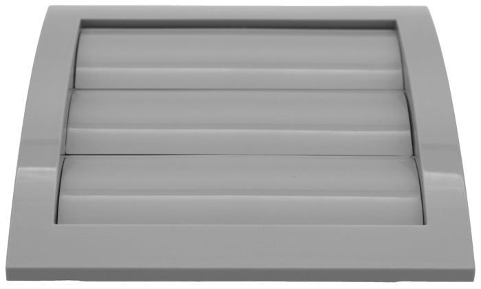 Grille d'aération - h-c vent - terminaux de soufflage - ø100 mm - abs anti-uv - anti-pluie