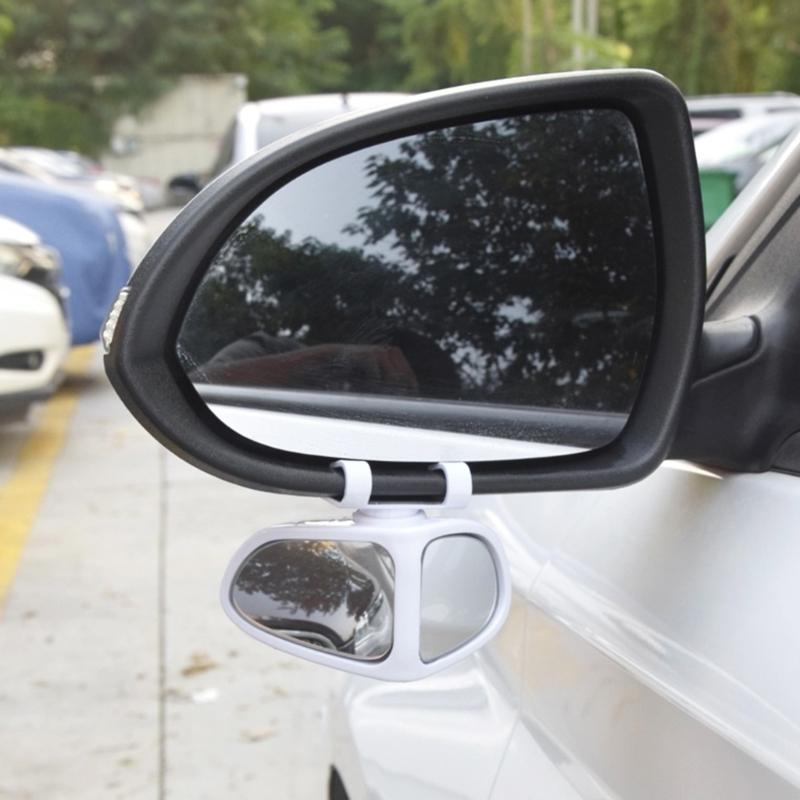 Safe Drive Auxiliary Blind Spots Reflectors Glass 360 Degree Flexible Rotation High Definition Wide Angle Lens for Car