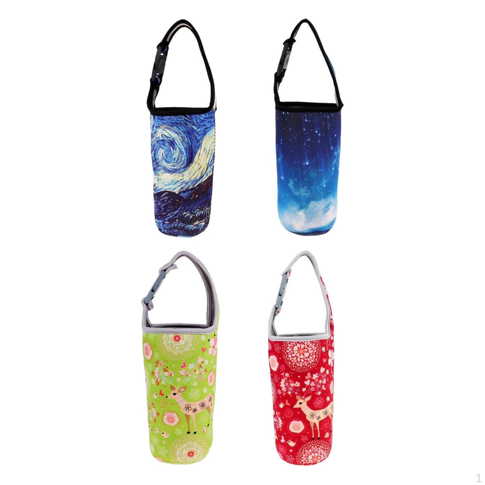 

4pcs Insulated Neoprene 30oz Tumbler Carrier Holder Bag Cup Cover Water Bottle Sleeve Pouch