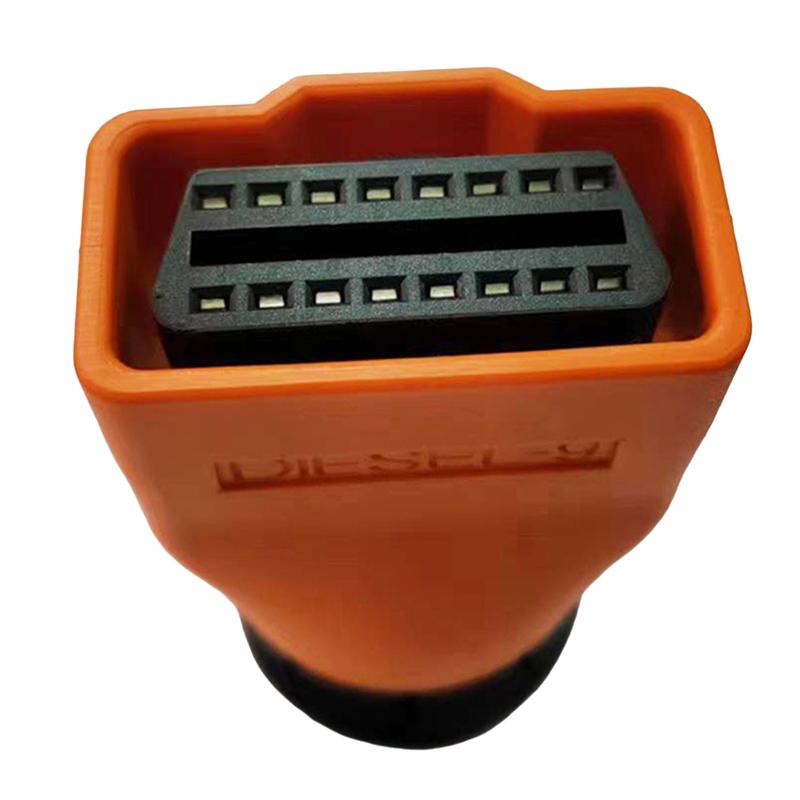 For Cumm Compatible OBD2 To 9PIN Cable Adapter Diesel Truck Diagnostic Terminal Connector Computer Tester