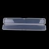 1Pcs Storage Box Accessory Transparent Disposable Nail File Organiser Storage Box Transparent Cotton Swab Organizer Storage