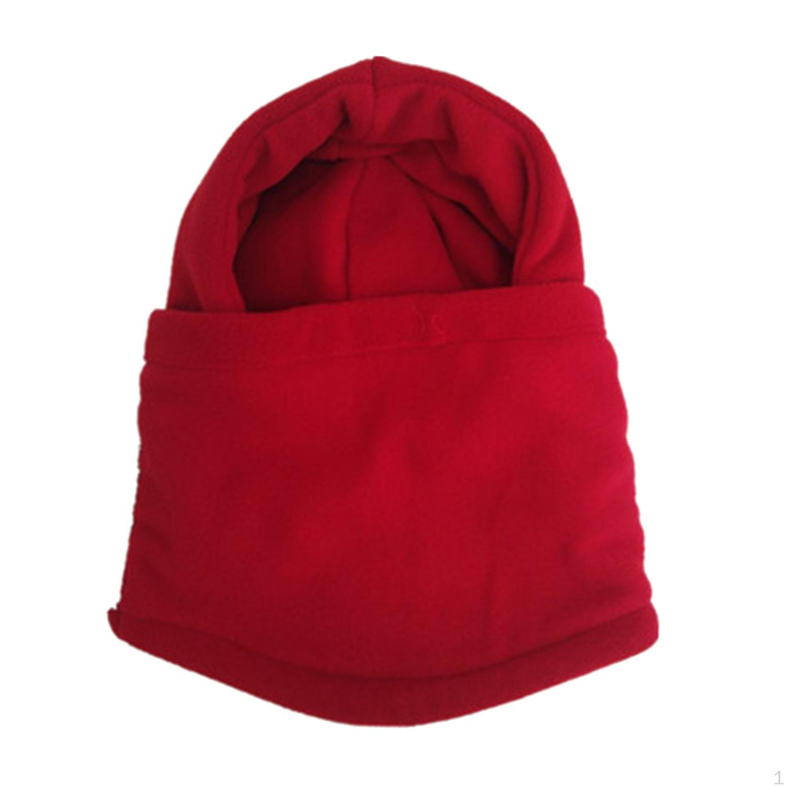 

Балаклава маска для лица лыжная холодная погода шеи теплый капюшон зимняя шапка для катания на лыжах, красный