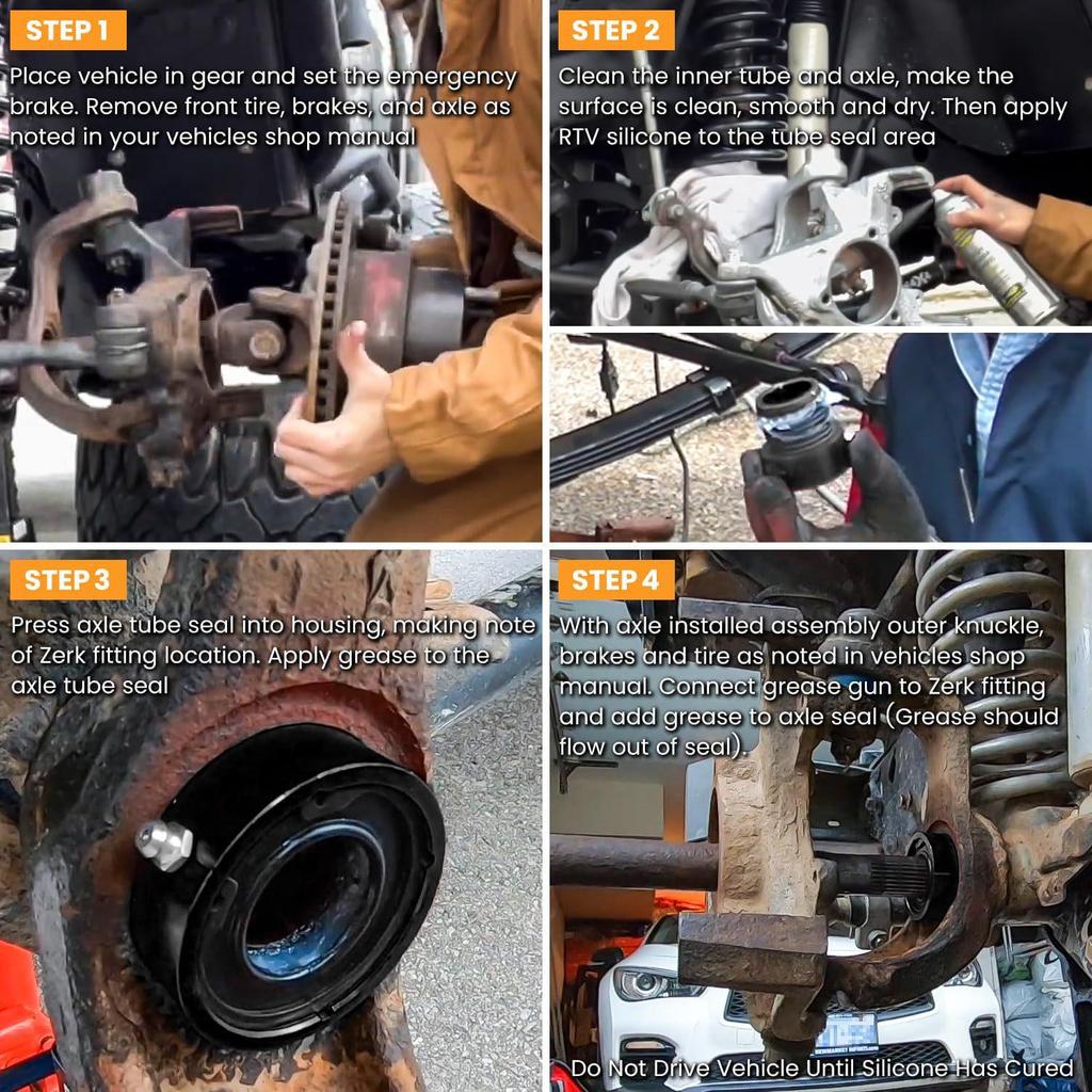 Jeep Dana30 Front Axle Inner Seal Installation Tool