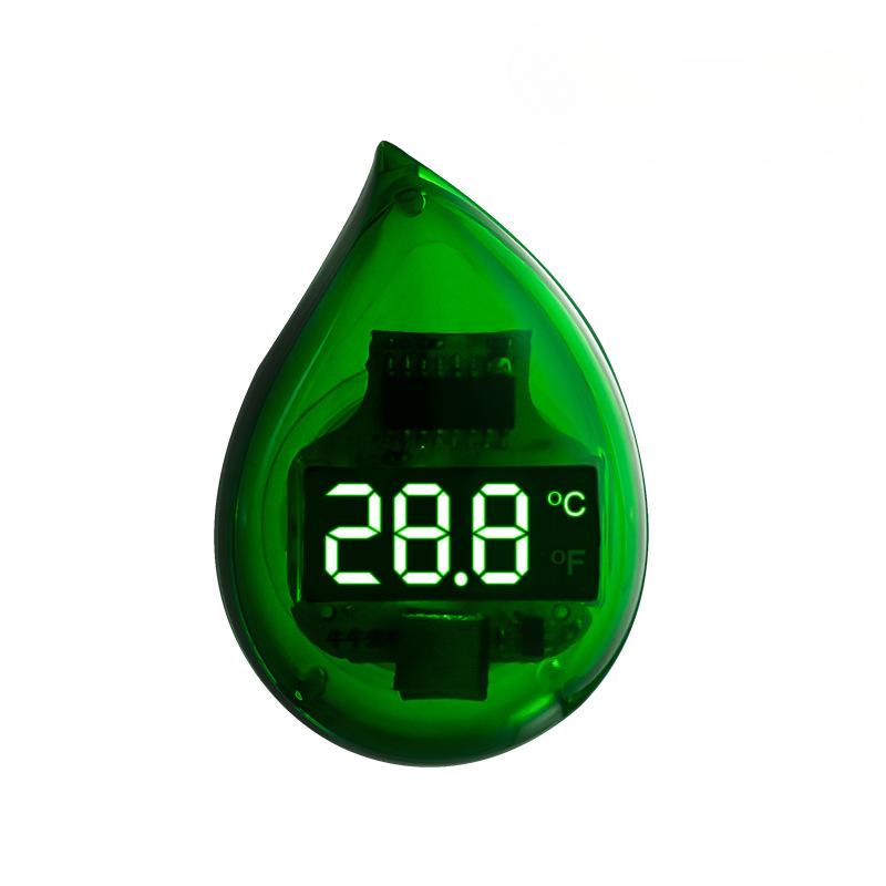 Fish Tank Thermometer Mini Small Electronic High-precision LED Hot Belt Fish Turtle Tank External Attached Aquarium Temperature Measurement