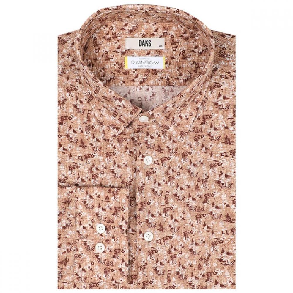 

Daks 26ss Cotton100 Seersucker Print Regular Fit Casual Shirt Dmp1shcl130o1 DMP1SHCL130-O1/95