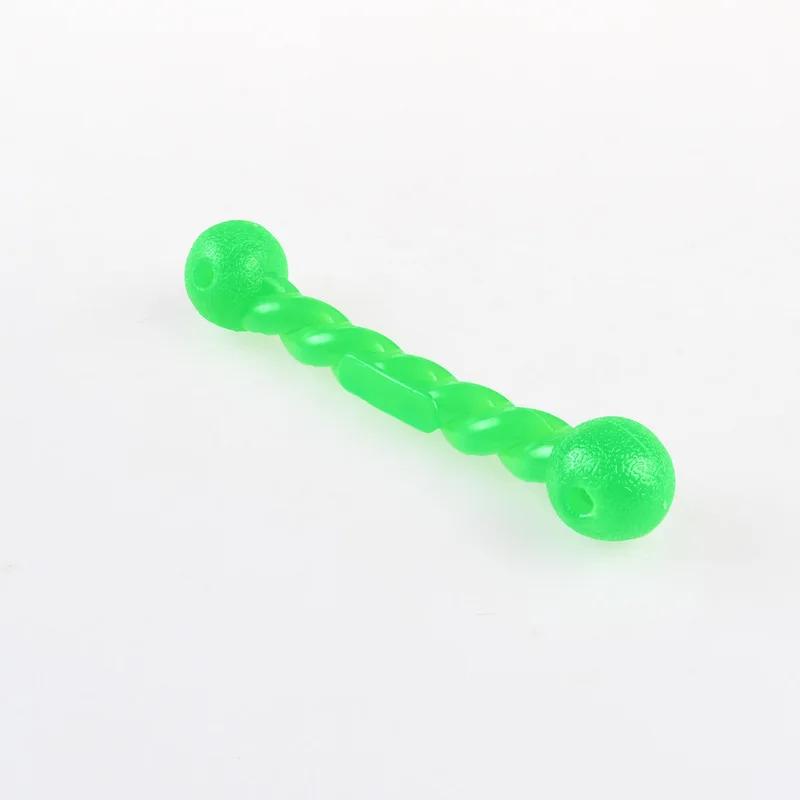 Interaktives Spielzeug zum Training von Haustieren, lustiger Molarenstab, robustes, langlebiges Spielzeug zum Reinigen der Zähne aus Gummi, langes Kauspielzeug für mittelgroße und große Hunde