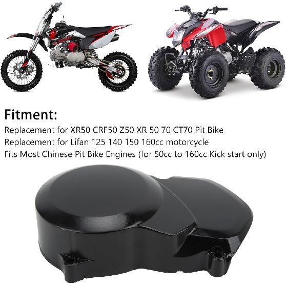 Magneto Engine Cover, Motorcycle Engine Stator Cover Replacement, Sprocket Chain Cover for 125 140 150 160