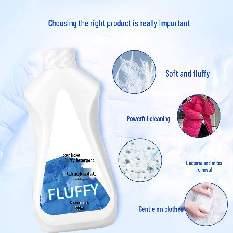 Anti-Clump Down Jacket Fluff Restorer & Clothing Detergent