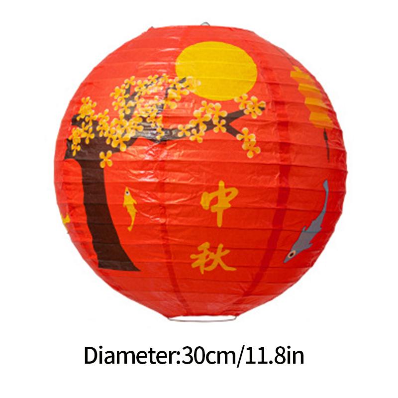 Paper Lantern Chinese Wedding Lantern Mid- Autumn Festival Lantern Decoration New Year 2025 Ornament Christmas Accessorie
