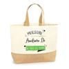 Tote Bag - PLANETEE - Best Childcare Assistant Ever - Jute - Beige - Printed In France