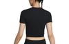 Nike Sportswear Essential Women's Slim-Fit Crop T-Shirt Black FB2874-010