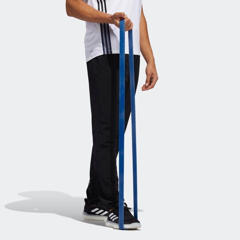 Adidas Pánské ležérní sportovní kalhoty s třemi pruhy Černé GE3423