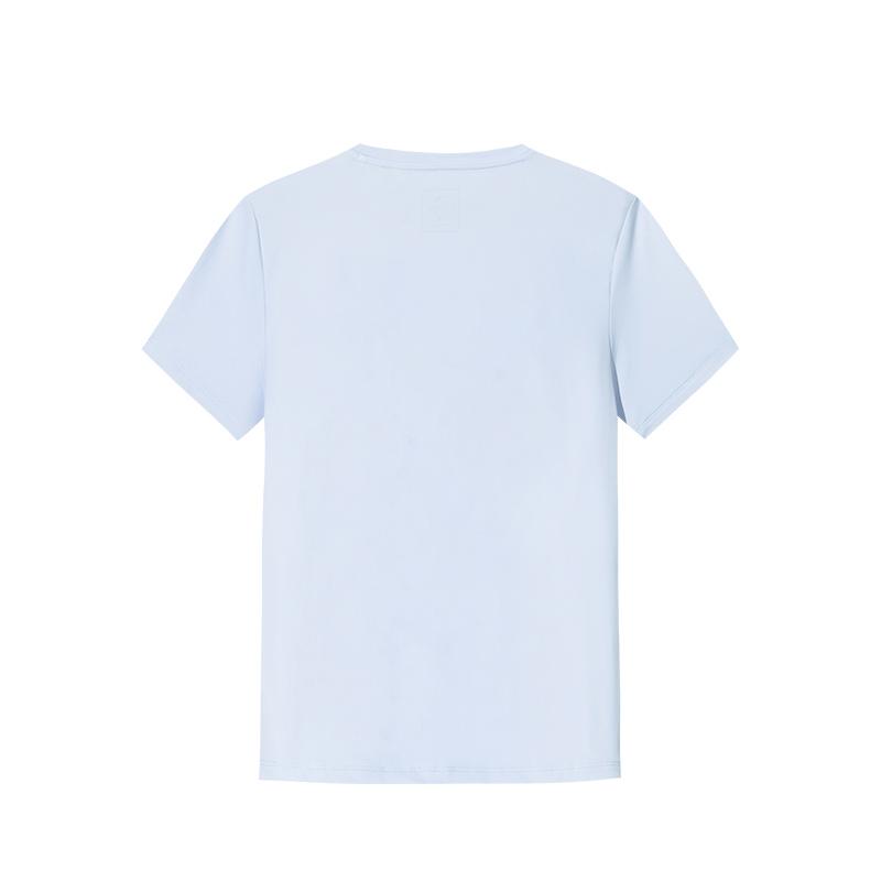 Anta Running Series Solid Color Breathable Versatile Short Sleeve T-Shirt Women Tops 162527118-7