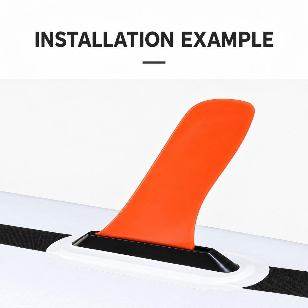 Fiberglass Reinforeced Paddle Board Tail Fin 9 Inch Longboard Single Fin Stand-up Paddle Board
