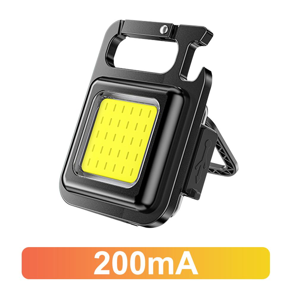 Fonken Mini LED Flashlight Keychain Light Multifunctional Portable COB Camping Flashlights USB Charging Work Lights fishing Lanterna