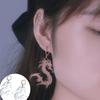Streetwear Schmuck Cool Chic Drachenmuster Drachen Ohrringe Hängeohrringe Tropfenohrringe Drachenpfeile Stecker