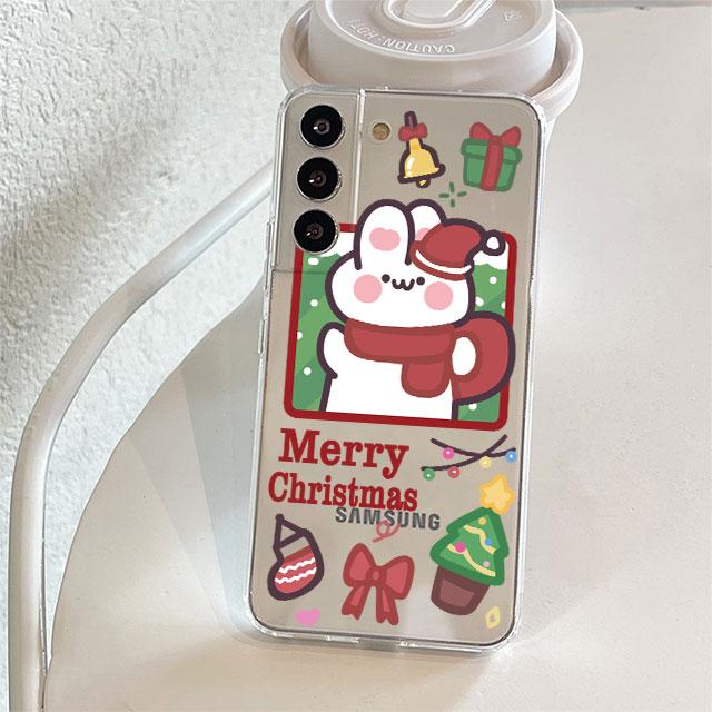 

Прозрачный чехол для Samsung Galaxy S22 S20 FE S21 Plus S10 Lite S9 S8 S10e Note 20 Ultra 10 Lite 9, чехол для телефона, милый рождественский снеговик Samsung Note 8