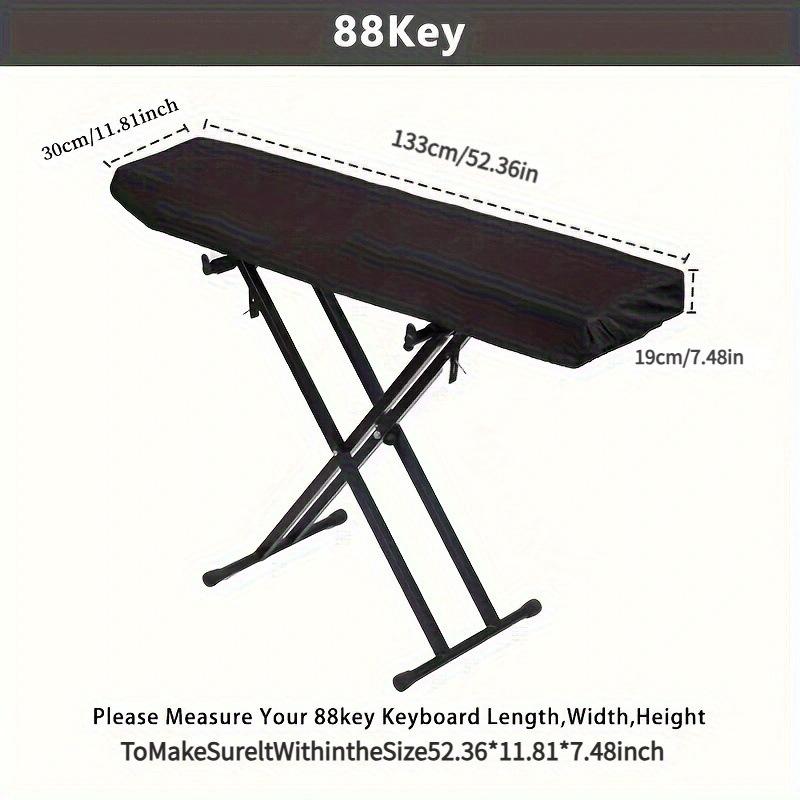 61/88 Key Digital Electronic Piano Cover Fabric Light Thin Keyboard Instrument Dust Cover Breathable Heat Radiation Dustproof