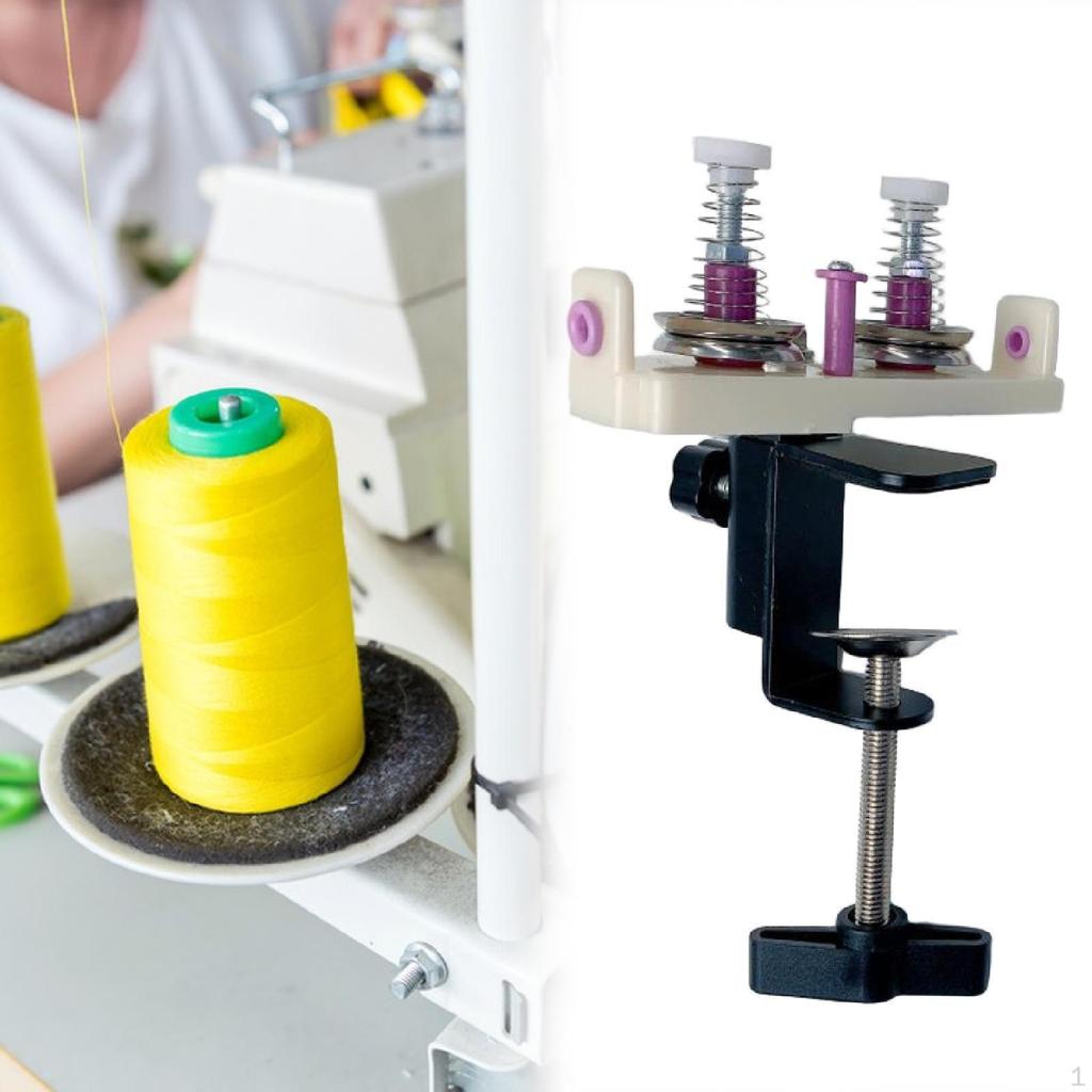 Vävspännare Maskin Trådguide Hushålls Tvinnning med Bordsklämma Praktiskt Spänningsverktyg