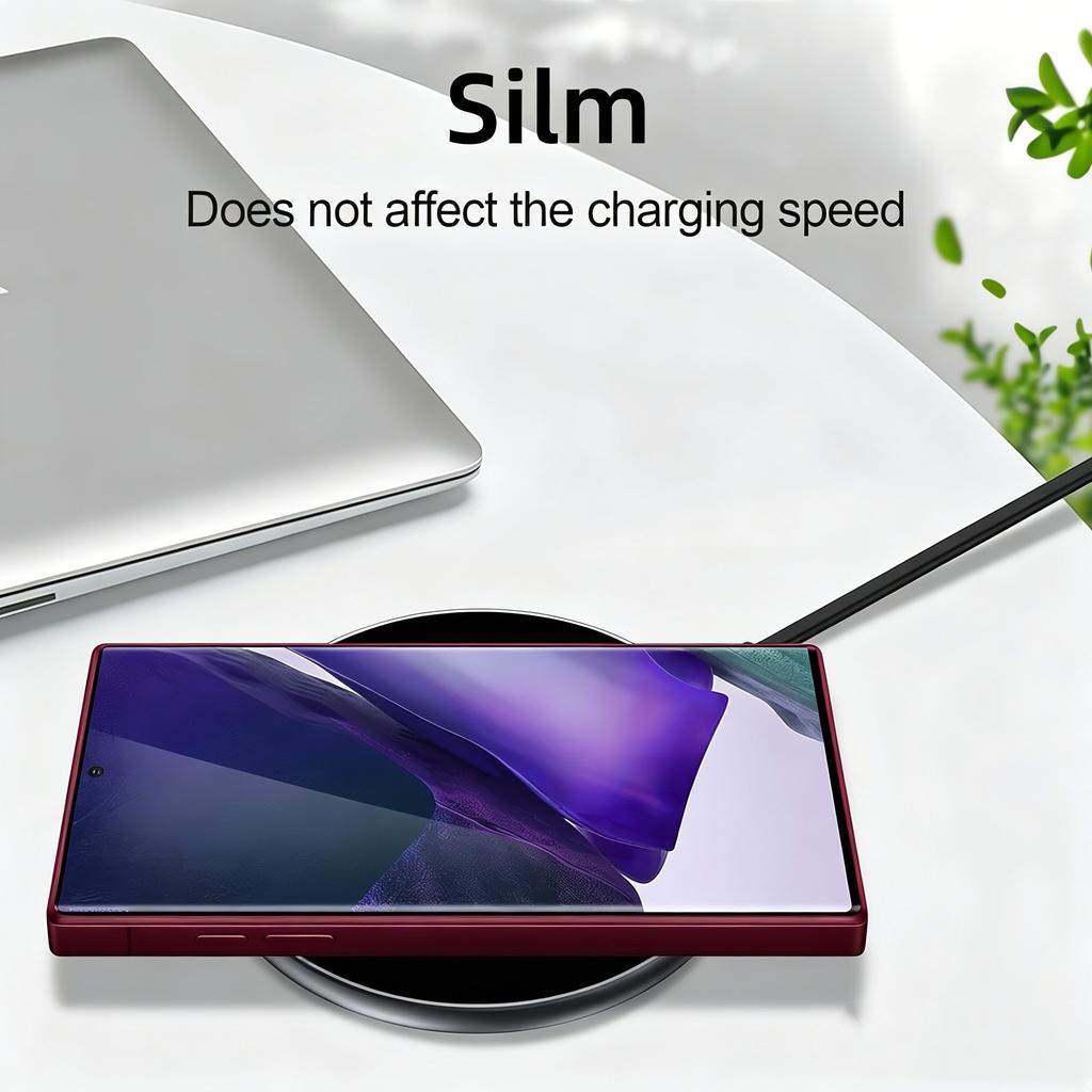 Coque de Protection Liquide en Silicone Antichoc de Couleur Unie à la Mode Pour Samsung Galaxy Note 20 Ultra/Note 20/Note 10 Plus/Note 10