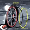 Anti-Scratch Wheel Hub Decorative Strip Full Rim Cover Tire Protective Ring  Tire Modification
