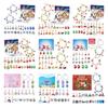Charming Gold Christmas Children's Bracelet Diy Jewelry Festive Holiday Gift Box