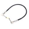 6.35mm Effect Cable Noise Suppression Metal Core Right Angle Plug Guitar Patch Cable Pedal Cord