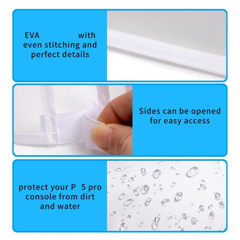 Universal Translucent Dust Shielding with Vertical Orientation Designs Gaming setups Accessory Suitable for P5 Consoles