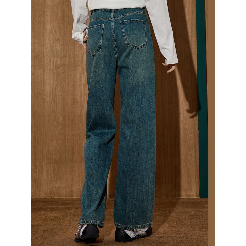 Coolhut American Retro Loose and Versatile Jeans 2025 Autum Women's Fashion Jeans