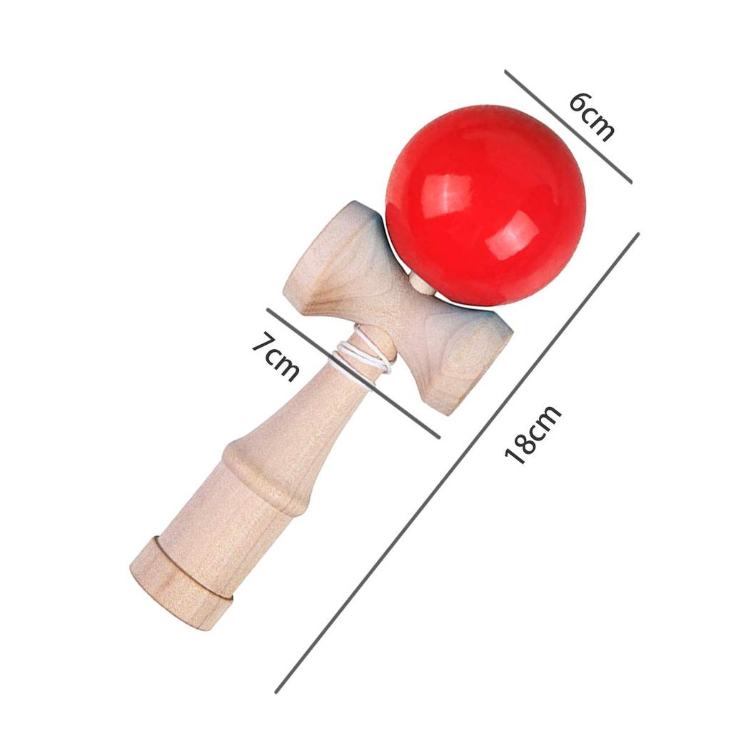 Hifinger Kendama Set of 2 and Kendama for Kendama and Competitions (Red Blue) Classes, Practice,