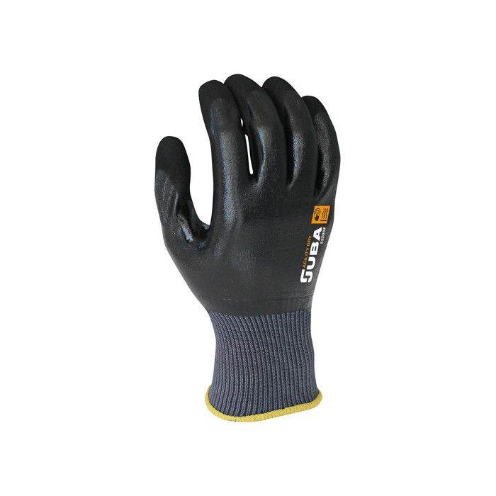 Gant De Travail Nylon/nitrile Noir Taille 7 Juba